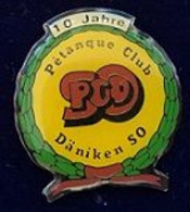 10 JAHRE - PETANQUE CLUB DÄNIKEN - SOLEURE - SOLOTHURN - SUISSE - SCHWEIZ - SWTZERLAND - SVIZZERA - LAURIERS - (30) - Boule/Pétanque