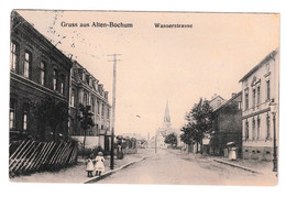 Bochum Wasserstrasse Old Postcard Posted 1913 To Zagreb B220510 - Bochum