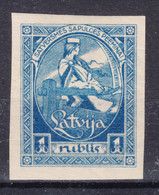Latvia Lettland 1920 Mi#43 B Mint Hinged - Latvia