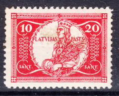 Latvia Lettland 1926 Mi#139 Mint Hinged - Latvia