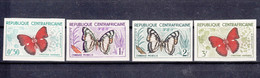 Central Africa 1960 Butterflies Imperforated, Mint Never Hinged - Central African Republic