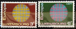 EUROPA 1970 - LUXEMBOURG                  N° 757/758                     NEUF** - 1970