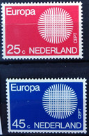 EUROPA 1970 - PAYS-BAS                  N° 914/915                     NEUF** - 1970