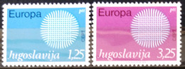 EUROPA 1970 - YOUGOSLAVIE                  N° 1269/1270                     NEUF** - 1970