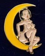 PIN UP - PIN-UPS - NOIRAUDE SUR LA LUNE - MOON - PORTE JARTELLES -   (30) - Pin-ups