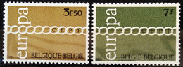 EUROPA 1971 - BELGIQUE                  N° 1578/1579                     NEUF** - 1971