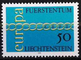 EUROPA 1971 - LIECHTENSTEIN                  N° 487                     NEUF** - 1971