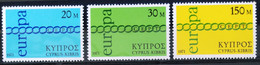 EUROPA 1971 - CHYPRE                  N° 351/353                     NEUF** - 1971