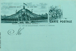 Lyon * Exposition Universelle De 1894 * Le Palais Principal Et La Grande Coupole * Cpa Précurseur - Other & Unclassified