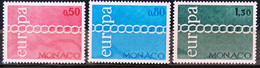 EUROPA 1971 - MONACO                  N° 863/865                    NEUF** - 1971