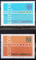 EUROPA 1971 - TURQUIE                  N° 1981/1982                    NEUF** - 1971