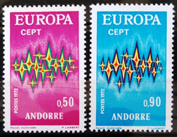 EUROPA 1972 - ANDORRE FRANCAIS                  N° 217/218                   NEUF** - 1972