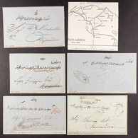POSTA EUROPEA A Range Of Entires With Cancels Of Samanud, Tanta, Mansura, And Alessandria. (5 Items) - Zonder Classificatie