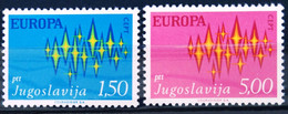 EUROPA 1972 - YOUGOSLAVIE                  N° 1343/1344                   NEUF** - 1972