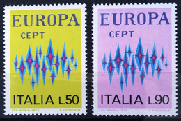 EUROPA 1972 - ITALIE                  N° 1099/1100                   NEUF** - 1972