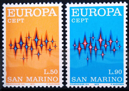 EUROPA 1972 - SAINT MARIN                  N° 808/809                   NEUF** - 1972