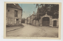 SAINT VRAIN - Le Presbytère Et La Rue De La Poste - Saint Vrain