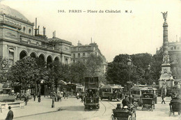 Paris * 1er 4ème * La Place Du Châtelet * Tram Tramway * Attelage - Plätze