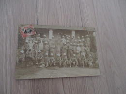 Carte Photo Militaire Militaria Indochine 1910 Infanterie Marine Coloniale Sept Payodès - Personaggi