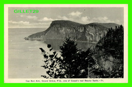 CAP BON AMI, QUÉBEC - GRAND GRÈVE ONE OF GASPÉ"S REAL BEAUTY SPOTS - CIRCULÉE EN 1935 - PHOTO TEX - - Gaspé