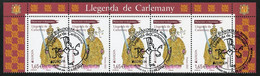 ANDORRA ANDORRE (2022) EUROPA - Llegenda De Carlemany, Charlemagne, Roi, épée, Myths And Legends - First Day Postmark - Altri & Non Classificati