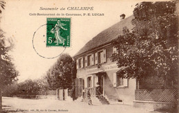 SOUVENIR DE CHALAMPE CAFE RESTAURANT DE LA COURONNE P.-E LUCAS - Chalampé