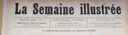 1889 Journal N° 1 - LA SEMAINE ILLUSTRÉE - POMPIERS " MORT AUX CHAMP D'HONNEUR " - ATCHINOFF - Kranten Voor 1800