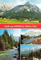 SCENES FROM EHRWALD, TIROL, AUSTRIA. USED POSTCARD Kg8 - Ehrwald