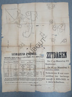 Zelem/Halen/Linkhout/Lummen - Affiche - 1888  (V1217) - Posters
