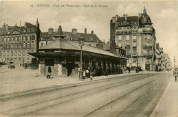 Rennes * La Gare Des Tram Tramways * La Place De La Mission - Rennes