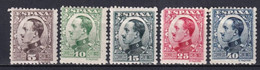 ESPAGNE - 1930 - ALPHONSE XIII - YVERT N° 404/406+408+410 * MH - COTE = 61.5 EUR - Neufs