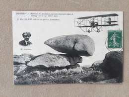 BOUSSAC (Creuse)–1911- J.DAILLENS Vole Sur Les Pierres…. - Aviadores