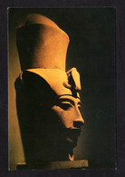 Egypte - Musée De LOUXOR - Buste En Pierre Du Pharaon Akhénaton ( Librairie Edifra/ima - 3 E) - Musées