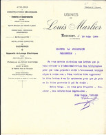 ROUCOURT   Usines De Louis Marlier  (ateliers Mécaniques) -   1909 - Autres & Non Classés