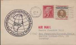 Expédition Glaciologique Internationale Au Groenland E. G. I. G 1959 Affranchissement US Air Foce Base APO 12 (Base BW8) - Briefe U. Dokumente