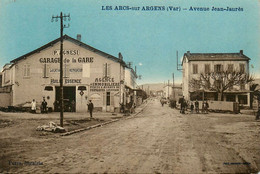 Les Arcs Sur Argens * Avenue Jean Jaurès * Garage De La Gare Automobiles P. AGNESI Huile Essence Agence Immobilière - Les Arcs