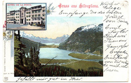 Gruss Aus SILVAPLANA Hôtel De La Poste Postkutsche - Silvaplana