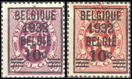 333/334* - "Type Lion Héraldique" De 1929 / " Heraldieke Leeuw Van 1929 - BELGIQUE / BELGIË - Typo Precancels 1929-37 (Heraldic Lion)