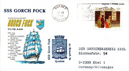 (SSS GF) Sonder-Umschlag Segelschulschiff "Gorch Fock" 71/72. AAR - EF Canada MSt 20.6.1984 QUEBEC - Schiffe