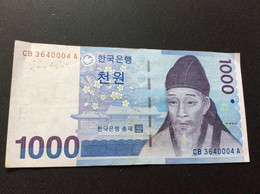 1 Billet COREE DU SUD  *1000 - Corée Du Sud