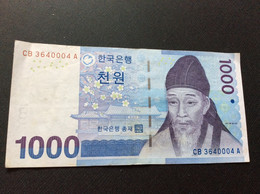 1 Billet COREE DU SUD  *1000 - Korea, Zuid