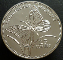 Seychelles - 25 Rupees 1994 - Fauna In Pericolo - Farfalla - KM# 74 - Seychellen