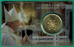 Vaticano 2022 - Coin Card N*13 - Vatican