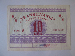 Romania 10 Lei Transylvania Ship,foreign Exchange Certificate From The 80's,see Pictures - Romania