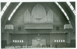 Appingedam; Interieur (met Orgel) Geref. Kerk - Niet Gelopen. (Gebr. Waalkes - Appingedam) - Appingedam
