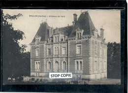 05 - 2022 - HAM80 - CHATEAU -SARTHE - 72 - BRULON - Château De Vert - Brulon