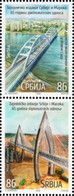 Serbia - 2022 - Bridges In Novi Sad And Rabat - Joint Issue With Morocco - Mint Stamp Set - Serbia
