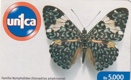 VENEZUELA - Butterfly, Un1ca Prepaid Card Bs.5000, Used - Farfalle