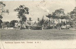 TRINIDAD - RESIDENCES QUEEN'S PARK . B.W.I. - PUB. BY MUIR - 1912 - Trinidad