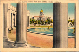 Colorado Denver Capitol Building From Civic Center - Denver